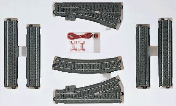 Märklin C-raide C2, HO (1:87), 15 År, Grå, Grå