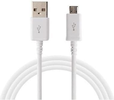 Samsung USB/microUSB, 0,9 m, Micro-USB A, USB A, USB 2.0, Hanstik/Hanstik, Hvid