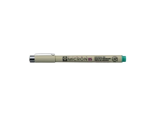 Sakura Pigma Micron 05 - 0,45 mm - Vihreä
