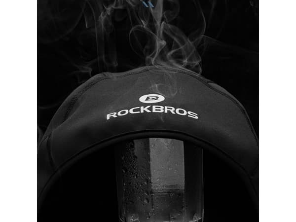 Rockbros Dala vinter sykkelhjelmhette med brillehull - grå