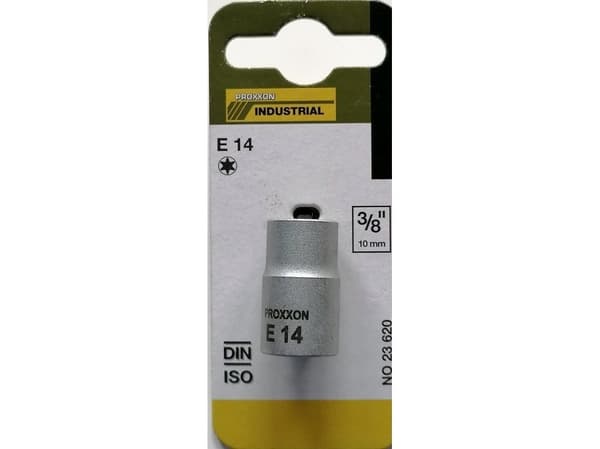 Proxxon 3/8 TX E14 ulompi pistorasia 3/8 TX E14