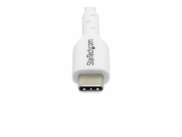 StarTech.com USB2CC2MNCWHE2PK, 2 m, USB C, USB C, USB 2.0, 0,48 Gbit/s, valkoinen