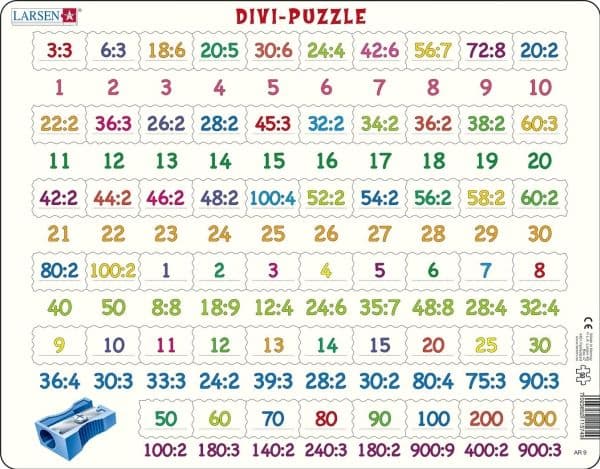 Larsen Pussel Divi-Puzzle - 58 bitar, Maxi (36.5x28.5 cm)