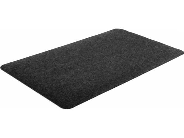 Deltahub Minimalistic Desk Pad -musematte, 45 x 80 cm, mørkegrå