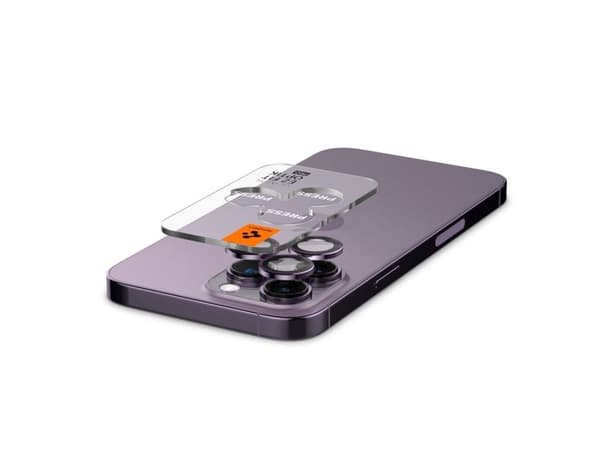 Spigen Tempered Glass for Camera Spigen Optik.tr ez Fit Camera Protector Apple iPhone 14 Pro/14 Pro Max Deep Purple [2 PACK]
