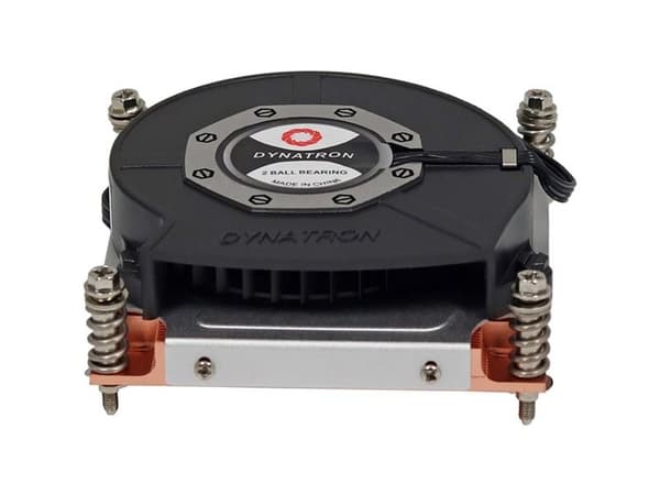 Inter-Tech Q-3, VGA-kylare, 8 cm, Svart, Silver