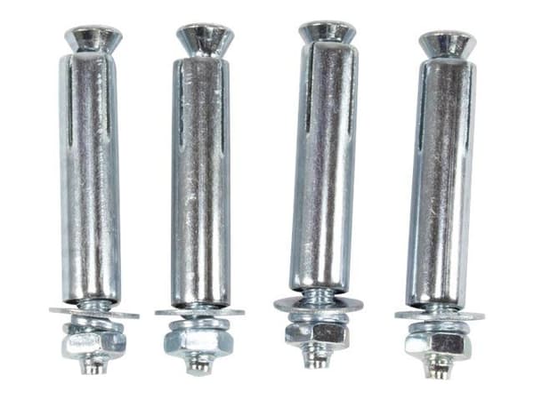 Inter-Tech 88887329, Kiinnityskiinnike, Musta, 1 kpl, 3,18 kg