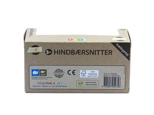 Danske kager - Hindbærsnitter 3stk