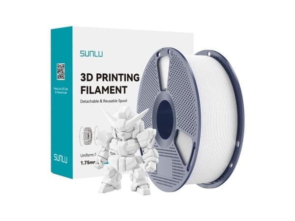 Sunlu PLA+ 2.0 filament (hvit)
