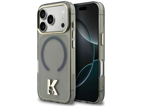 Karl Lagerfeld IML K Head Logo MagSafe-deksel for iPhone 17 Pro Max - sort