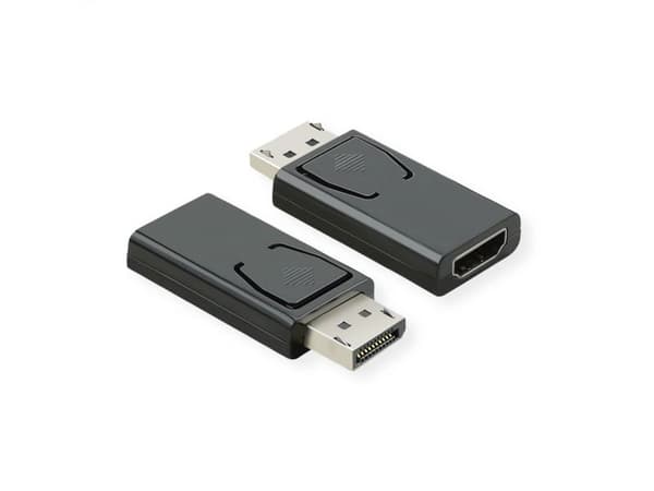 Value 12.99.3158, DisplayPort, HDMI, Svart