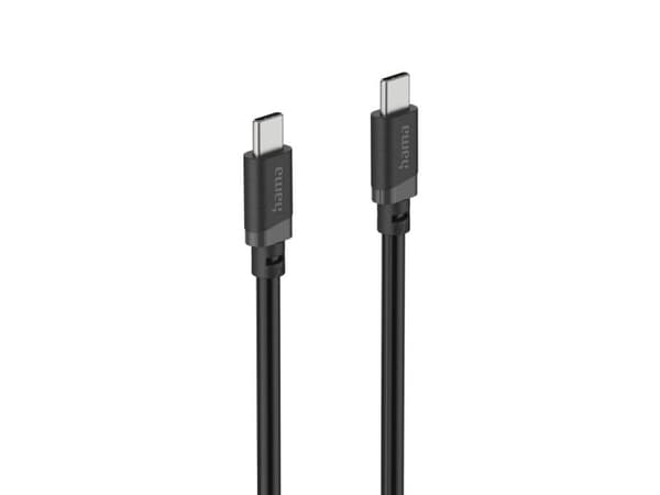 Hama 00201808, 2 m, USB C, USB C, USB 2.0, 0,48 Gbit/s, Svart