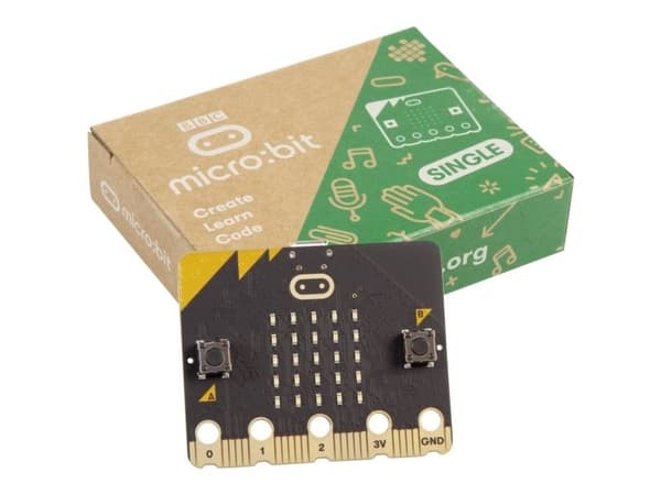 BBC Micro:bit 2 Single – utbildningsmodul Cortex M4, accelerometer, Bluetooth, LED 5x5 (AN-18159)