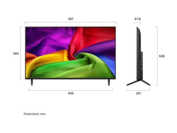LG UHD-televisio 43NU800B3LC 43"