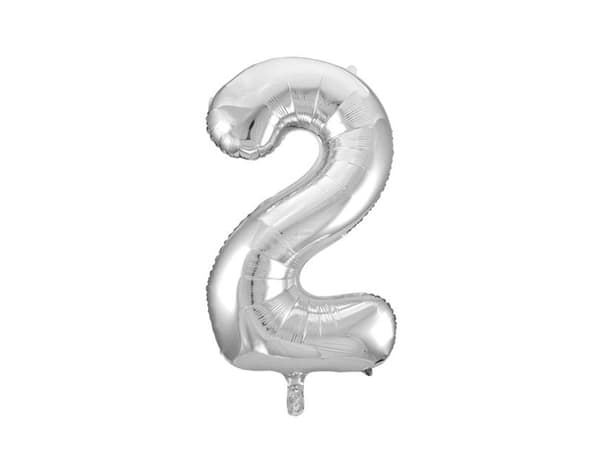 Sølvballonger, 86 cm