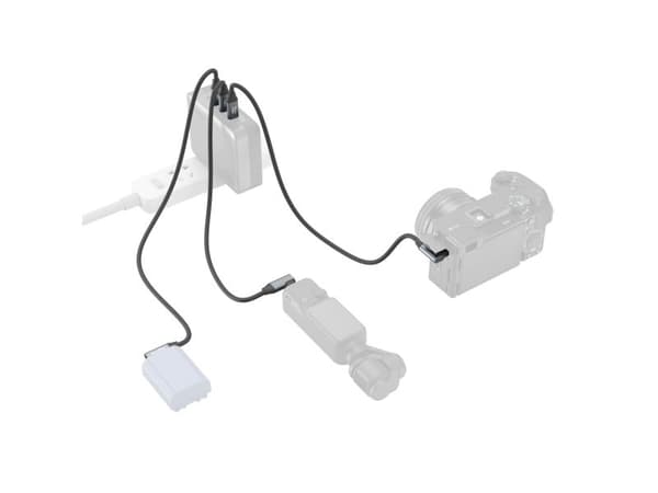 SmallRig 4790, 0,35 m, USB C, USB C, 20 Gbit/s, Sort, Grå