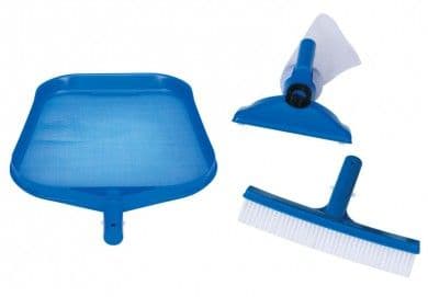INTEX Basic Cleaning Kit Leaf Skimmer/Wall Brush/Vacuum Head