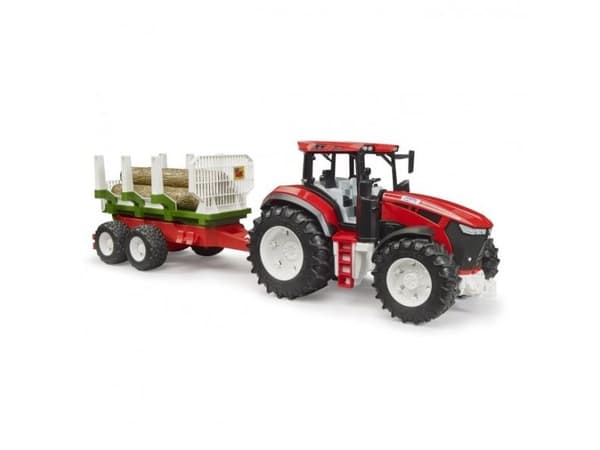 ROADMAX Tractor with Forestry trailer and 3 trunks