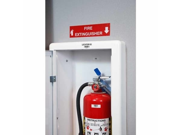 Brady B30-R4400-WT, Hvit, 11 cm, 60,96 m