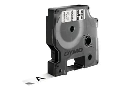 Labeltape DYMO® D1 Durable sort på hvid 12mm x 5,5m