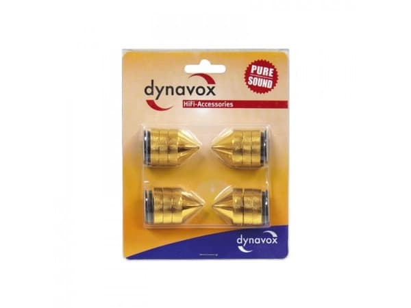 Dynavox 100818, 4 styck, mässing, 2,5 cm, 400 g