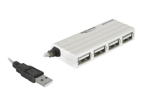 Delock HUB USB 2.0 - Hub - 4 x USB 2.0 - stasjonær