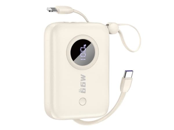 Dudao K14 10000 mAh USB-C / Lightning beige
