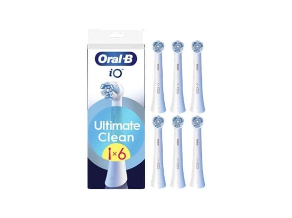 BRUSH HEAD IO 6PCS ORAL-B WHITE