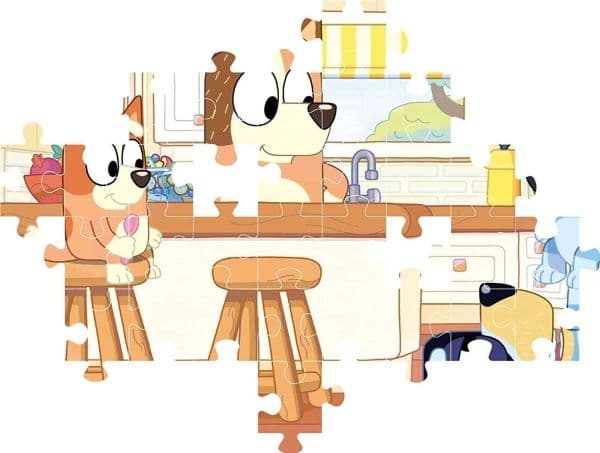Clementoni Bluey, 104 styck, Djur, 6 År