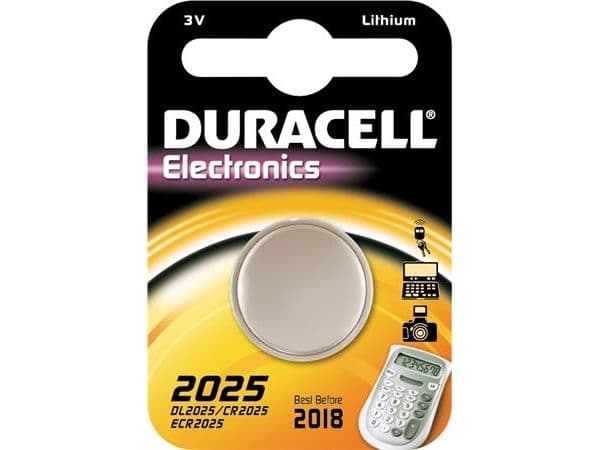 Duracell DL2025 / CR2025 knappcell (2 st.)