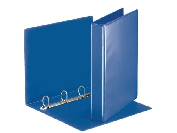 Esselte ESSENTIALS - Ringperm for presentasjoner - for A4 (210 x 297 mm) - kapasitet: 280 ark - blå