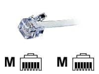 Value RJ-12 Cable, 6P4C 15 m, Grå