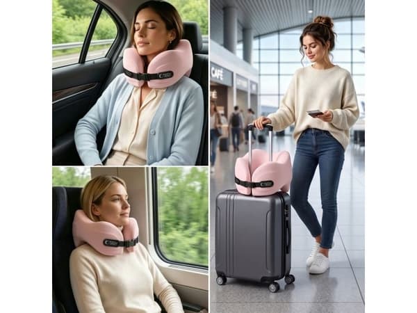 Tech-Protect ComfortRest reise-nakkpute, rosa