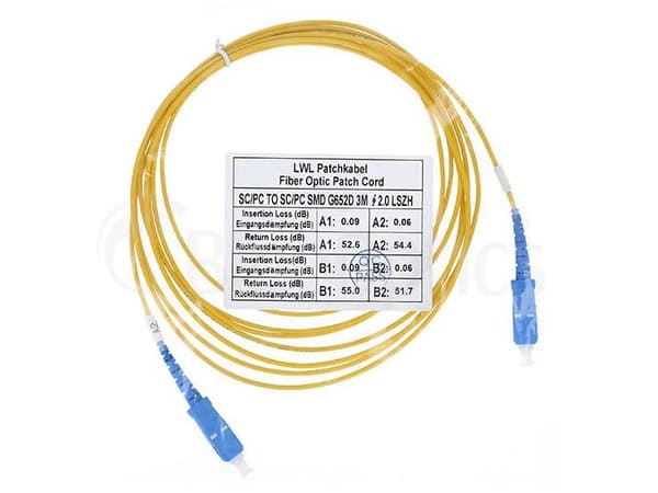 BlueOptics SFP2222BU3MK, 3 m, G.657.A1, SC, SC