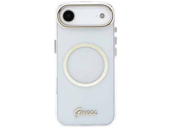 Guess IML Script Metal MagSafe-deksel til iPhone Air - klar