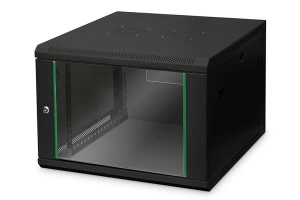 DIGITUS Dynamic Basic DN-19 07U-6/6-EC-SW - Rack skåp - väggmontering - RAL 9005 - 7U - 19"