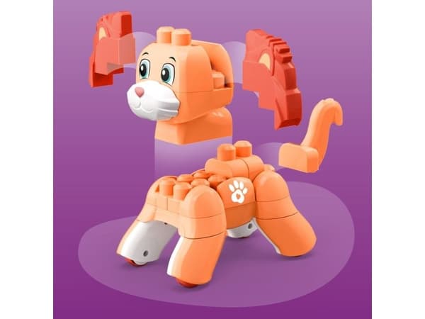 Mattel MEGA BLOKS ROLLING KITTEN 3 in 1 kaciuko konstruktorius (JMK86)