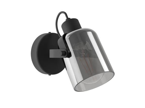 EGLO BERREGAS SPOT E27 SVART/RÖK