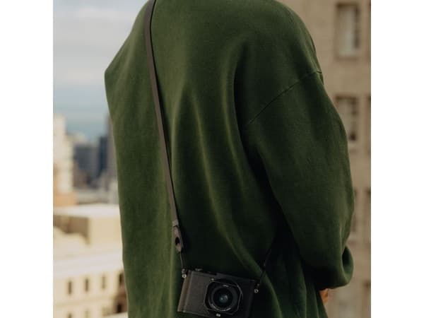 Peak Design Pasek Peak Design Form Leather Camera Strap Long Black - czarny