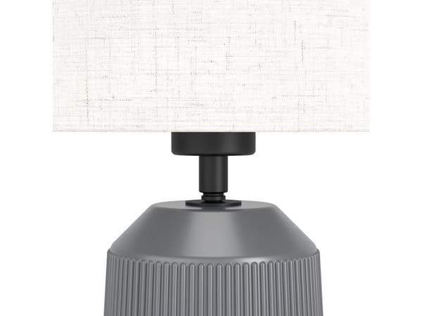 EGLO CAPALBIO bordslampa E27 grå/natur