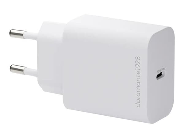 dbramante1928 re-charge - Strömadapter - 30 Watt (USB-C) - vit