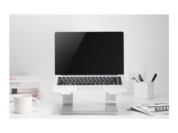 DELTACO Office - Ställ för bärbar dator - 11" - 17" - silver