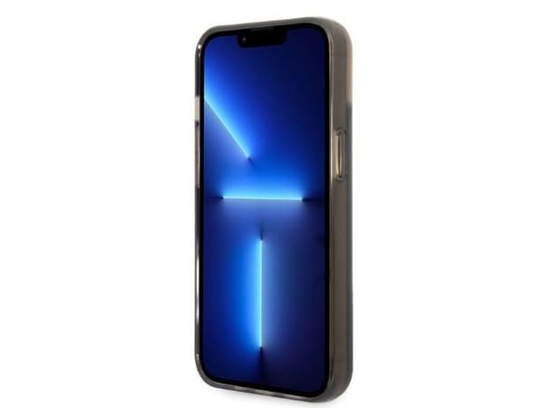 Karl Lagerfeld flytende glitter RSG-deksel til iPhone 14 Plus - sort