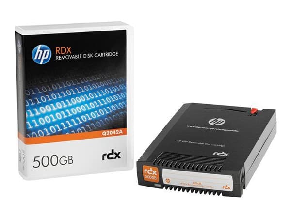 HPE RDX - RDX-patron - 500 GB / 1 TB - för ProLiant MicroServer Gen10; Imation RDX Removable Hard Disk Storage System