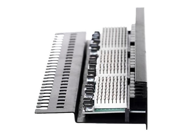 Netrack - Patch-panel - CAT 5e - UTP - RJ-45 X 24 - svart - 19"