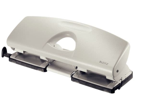 Hullemaskin Leitz 5022, 4-hulls 16 ark Grå
