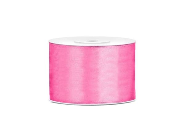 Rosa satinband 50 mm