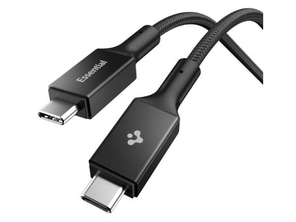 USB-C to USB-C Cable Spigen EB24015CC, 240W, 1.5m, Black ACA10423