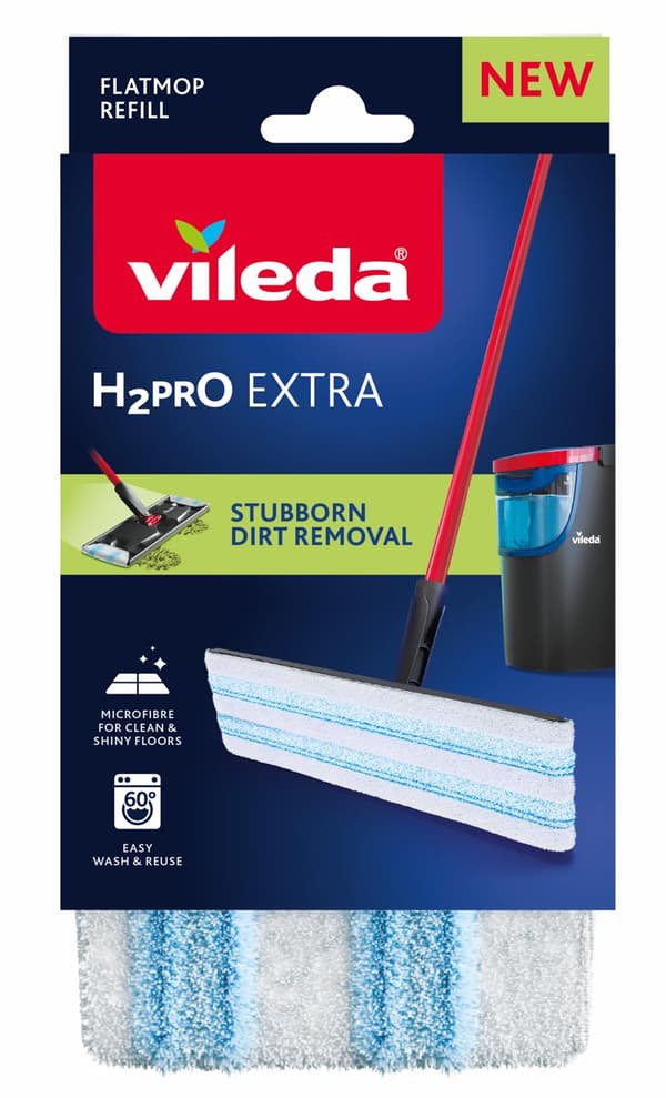 Vileda H2PrO Extra Flat -mopin täyttöpakkaus