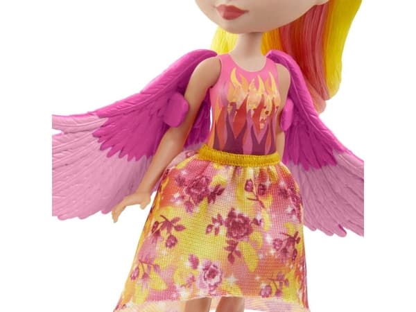 Enchantimals dukke + Phoenix kjæledyr